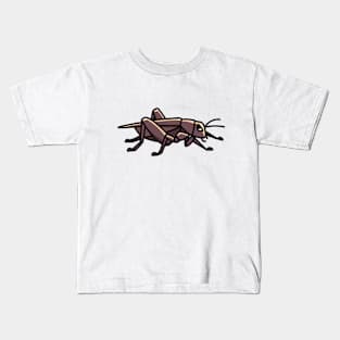 cricket art design Kids T-Shirt